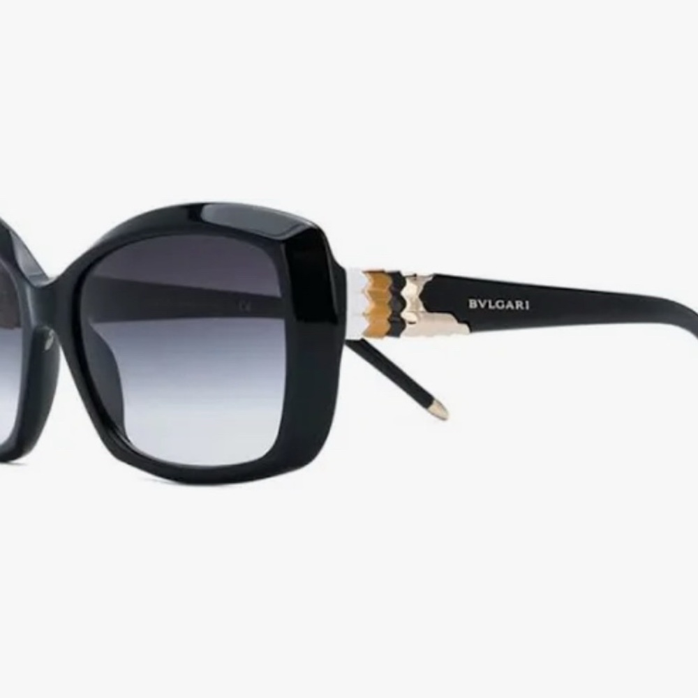 BVLGARI BLACK 8133 SUNGLASSES GOLD DETAILS-PRE-LOVED/GOOD CONDITION!😎 - Picture 14 of 15